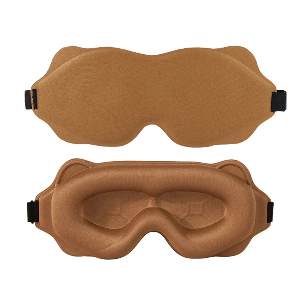 3D Sleeping Mask Block Out Light Soft Padded Sleep Mask For Eyes Slaapmasker Eye Shade Blindfold Sleeping Aid Face Mask Eyepatch