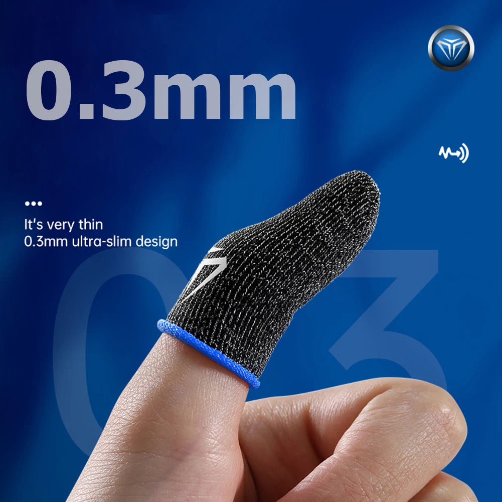 1-10 Pairs Thumb Gloves Touch Screen Finger Cots Sweatproof for PUBG Mobile Game Accessories