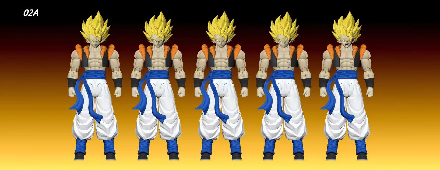 In Stock New Tonsenarttoys Kamione 02A 02B Dragon Ball Z Gojita SHF Super Saiyan SSJ Gogeta Dragon Anime Action Figures Toys