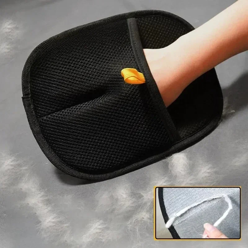 Efficient Pet Hair Cleaning Gloves Depilation Brushing Tools For Dog Cat Grooming Soft Brush Removes Hair From Sofa Carpet