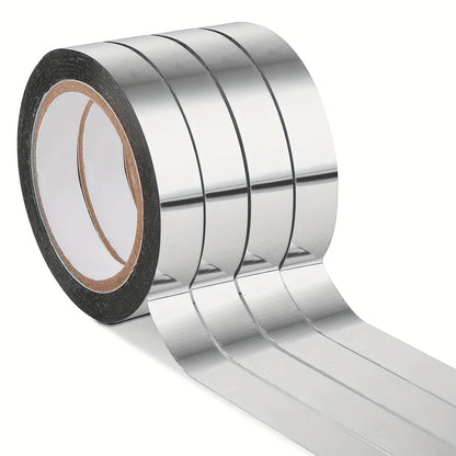 1/2pcs Metallic Silver Mirror Tape-Suitable for Wall Wardrobe Bathroom Decoration Gift Packaging Crafts Decoration