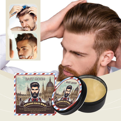 Long Lasting Stying Wax Fluffy Hair Pomade Wax Keep Hair Oil Edge Control Barbershop Tools Salon Hairdressing Mud Hair Styling