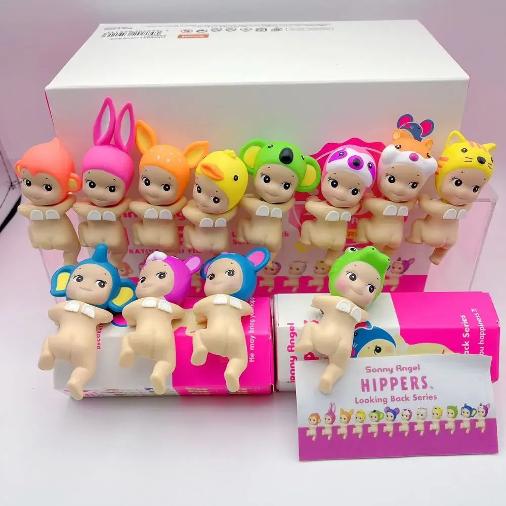 Sonny Angel Looking Back Series Blind box Action Figures Cute Mysterious Surprise Toy Anime Model Doll Child Christmas Gifts