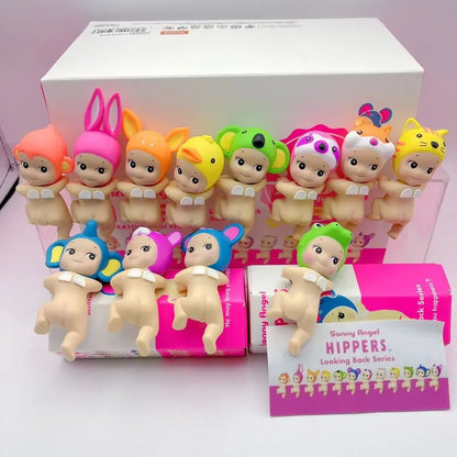 Sonny Angel Looking Back Series Blind box Action Figures Cute Mysterious Surprise Toy Anime Model Doll Child Christmas Gifts