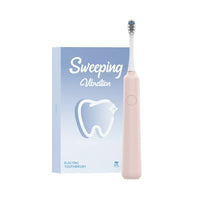 1 pink toothbrush