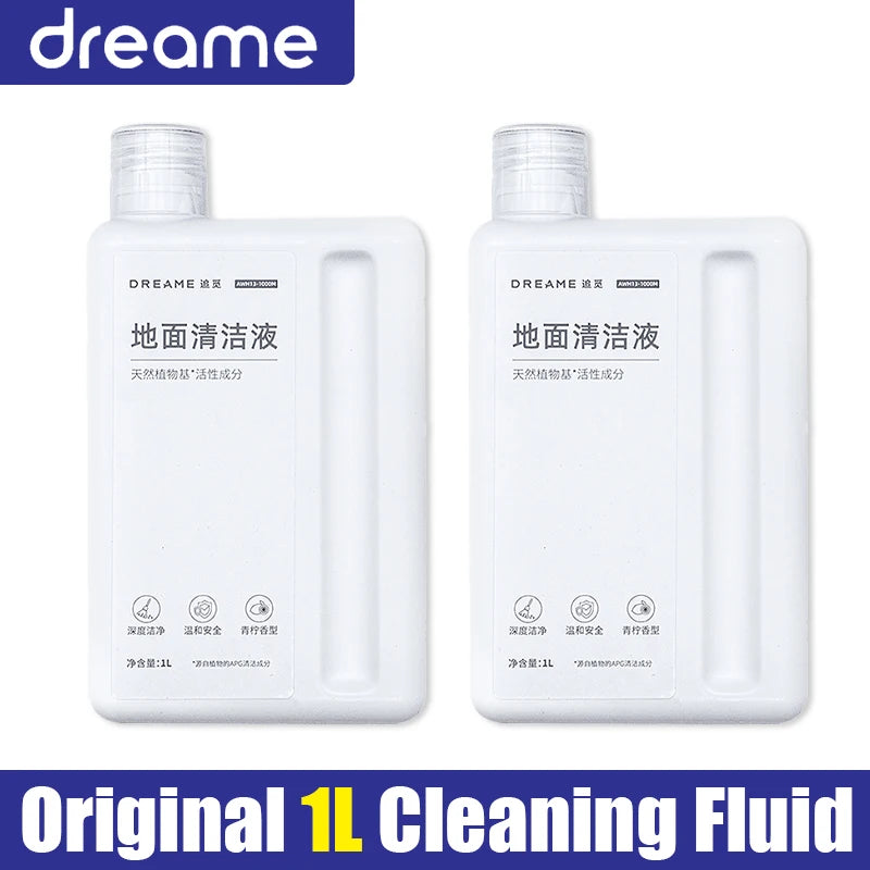 Original Dreame Cleaning Solution 1L for L10s Pro /30Pro /X30 /X40 Complete Cleaning Fluid Accessories