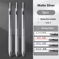 3pcs Matte Silver