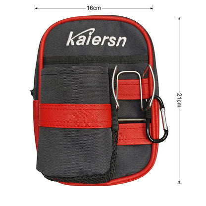 Park Golf Bag Golf Ball Pocket With 2Pcs Ball Clamp Golf Accessory Bag