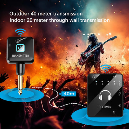 IEM System, Wireless In Ear Monitoring System with Transmitter and Lavalier Receiver, SUID Lavalier Receiver, for Band Rehearsal
