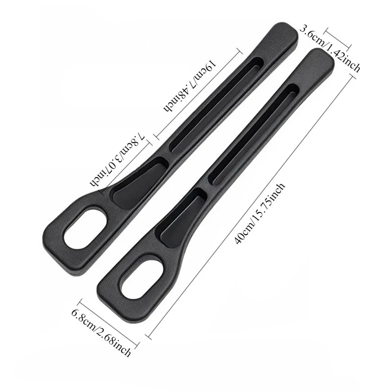 2pcs Car Seat Gap Filler Leak Proof Crevice Storage Organizer Universal Fit Between Seats Console Auto Interior Accessories