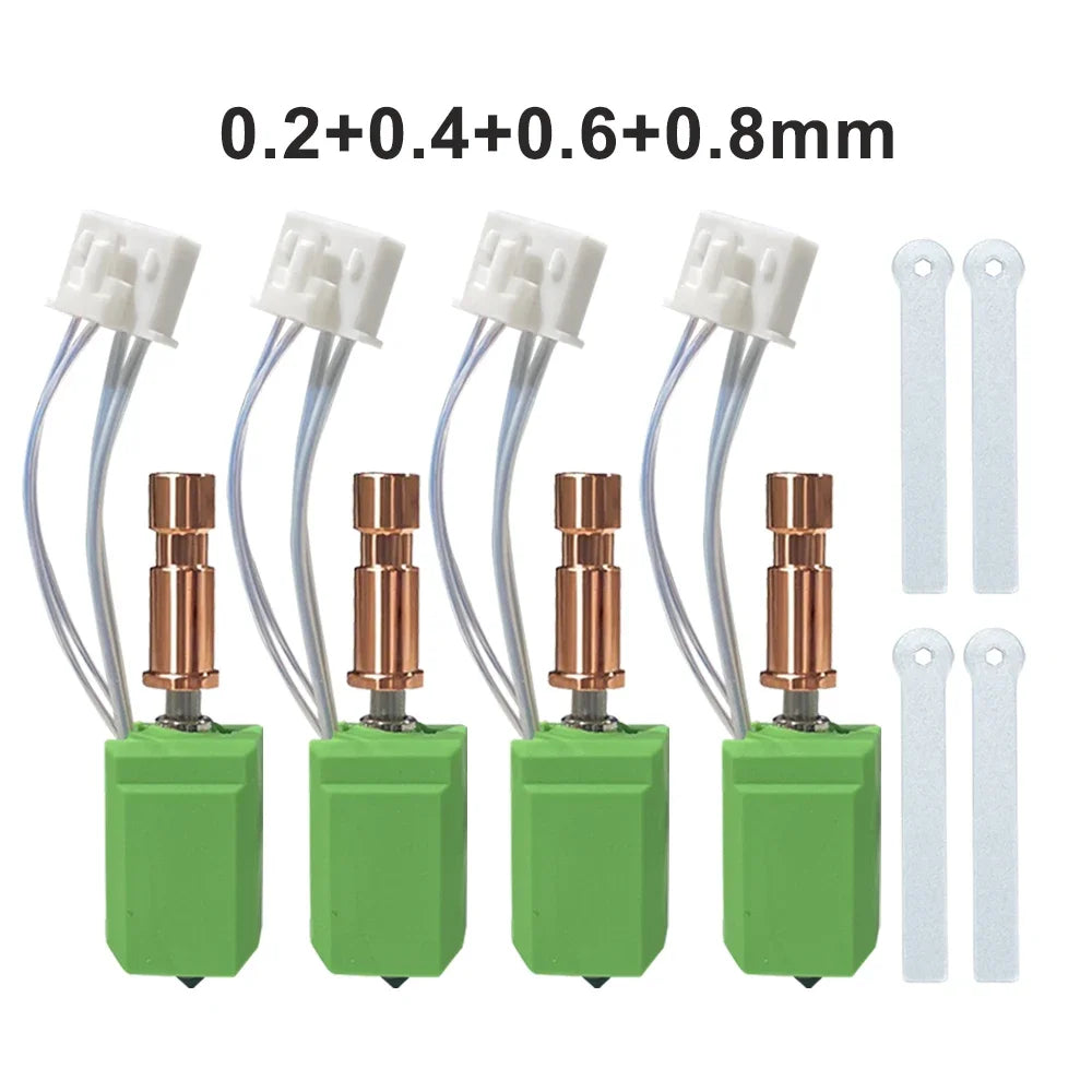 Full Metal Hotend For kobra s1 hotend upgraded 200k Thermistor 2.0 Version Hotend For Kobra S1/S1 Combo 0.2/0.25/0.4/0.6/0.8mm