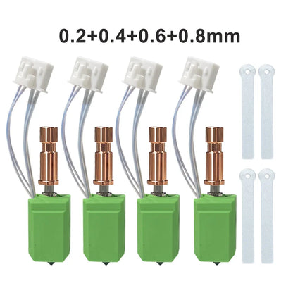 Full Metal Hotend For kobra s1 hotend upgraded 200k Thermistor 2.0 Version Hotend For Kobra S1/S1 Combo 0.2/0.25/0.4/0.6/0.8mm