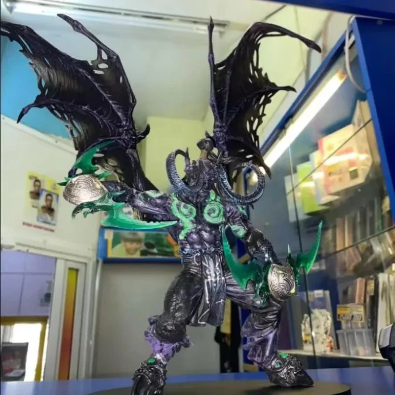 Game Wow Demon Hunter illidan Stormrage PVC Action Figure Toys