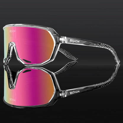 SCVCN Cycling Glasses Outdoor Sports Bicycle Sunglasses UV400 Running Eyewear Men MTB Cycling Sunglasses Road Bike Glasses