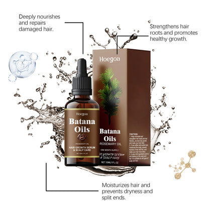 Batana Rosemary Hair Care Essential Oil Nourish Moisturize Improve Hair Quality Reduct Hair Loss Prevent Split Hair Care Product