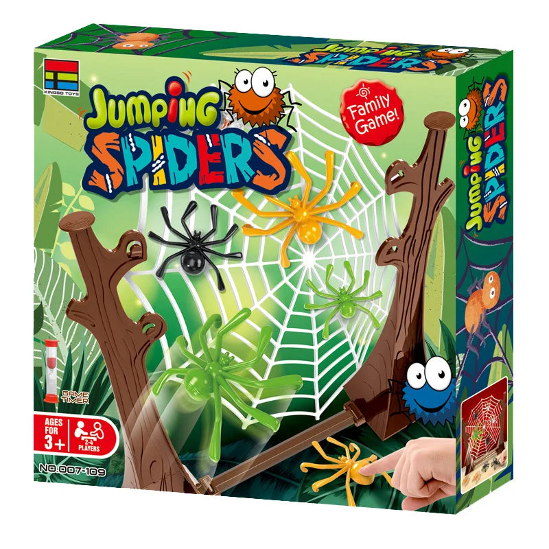 Bouncing Spider Family Party Desktop Board Games Kids Adult Entertainment Game Children's Table Spider Web Birthday Gifts Toy
