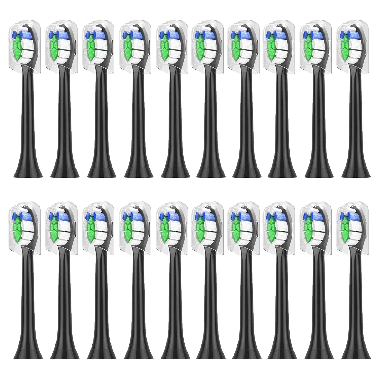2-20 Pack Replacement Toothbrush Heads Compatible with Philips Sonicare Electric Toothbrush Heads 4100 6500 6100 7500 5300 1100
