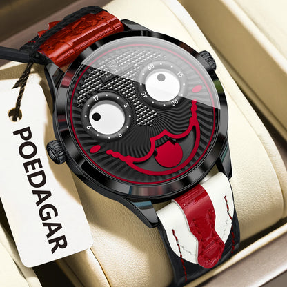 POEDAGAR Original Luxury Watch For Man Waterproof High Quality Male Wristwatch Quartz Leather Sports Fashion Men's Watches Reloj