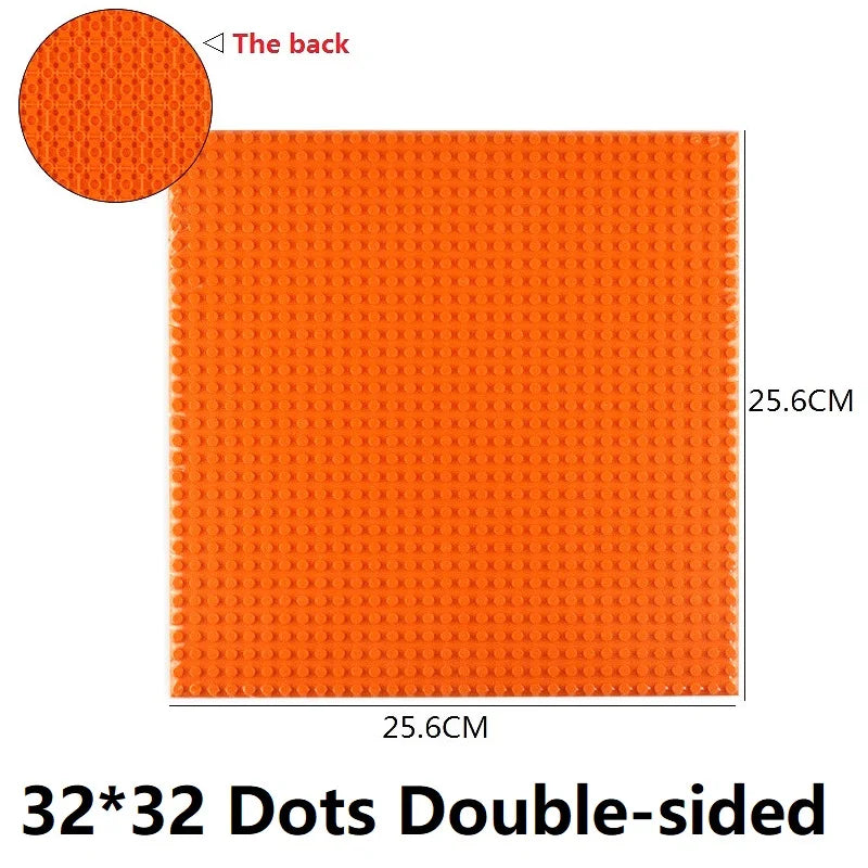 Single Double Sided Classic Base Plates Blocks Plates  32x32 16x16 16x32 Dots DIY Simulated scene Building block base Toy
