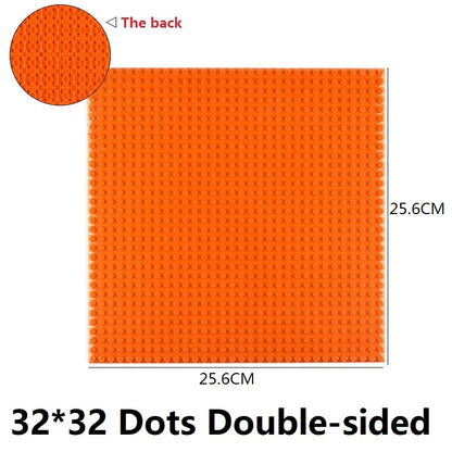 Single Double Sided Classic Base Plates Blocks Plates  32x32 16x16 16x32 Dots DIY Simulated scene Building block base Toy