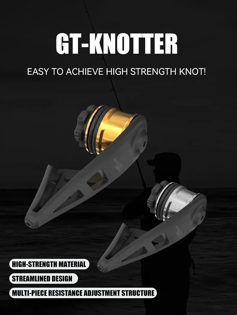 LEYDUN Fishing Tools PR Knotter Assist Line Leader Connection Knotting Machine Bobbin Winder Lines Wire Japan GT FG Knot Tool