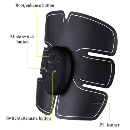 EMS Muscle Stimulator Abdominal Muscle Massager Hip Training Fitness Fat Burning Buttocks Arm Abdomen Trainer Apparatus Slimming