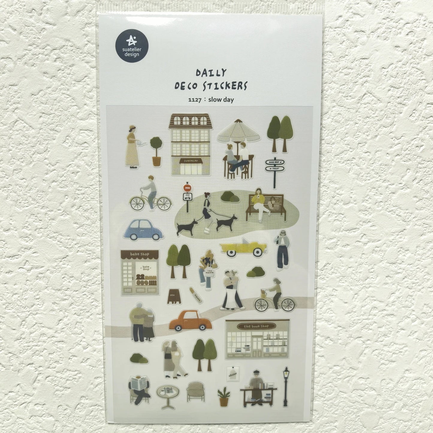 Korean Import Suatelier Travel Home Life Study Friend Stickers Scrapbooking Diy Journaling Diary Stationery Sticker School Gift