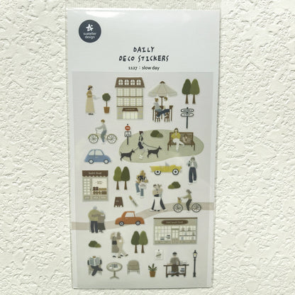 Korean Import Suatelier Travel Home Life Study Friend Stickers Scrapbooking Diy Journaling Diary Stationery Sticker School Gift