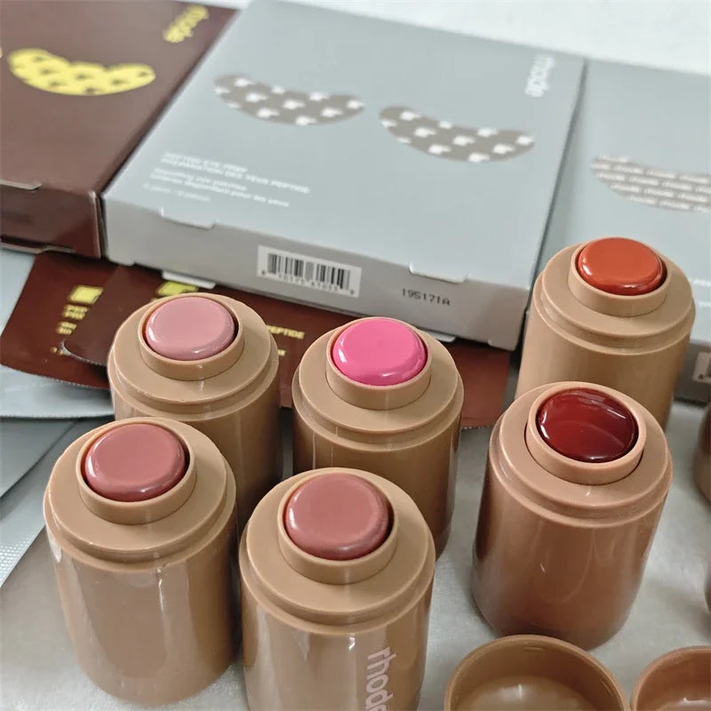 Makeup New Model Reduce Swelling Eye Patch Banana Peel Spicy Marg Juice Box Pocket Blush Stick Non-fading Waterproof Blusher