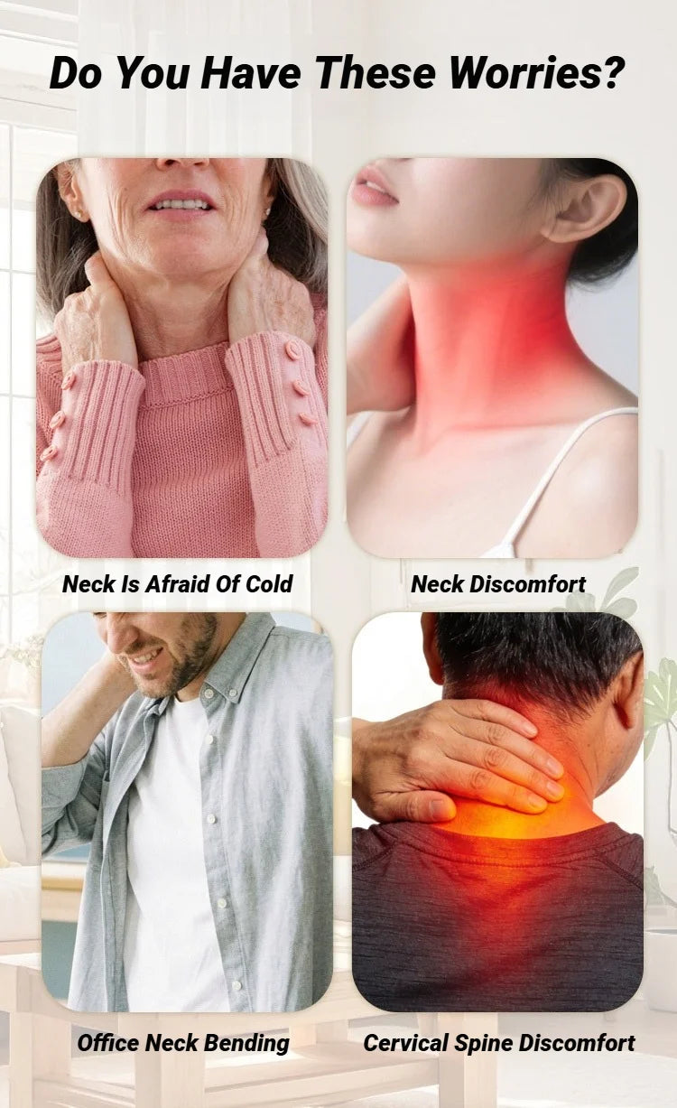 1Pcs One Piece Tourmaline Self-Heating Pads Magnet Cervical Neck Care Collar Far Infrared Relaxation Magnetic Neckband Self-Heat
