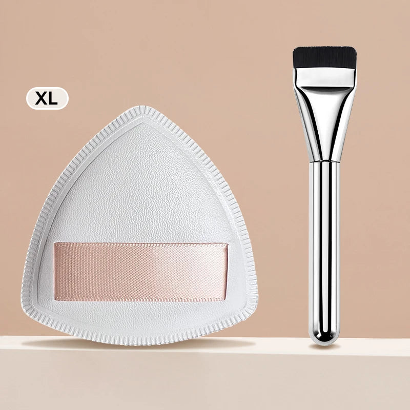 Soft Air Cushion Cosmetic Foundation Puff Flat Foundation Brush Makeup Pad Wet And Dry Use Makeup Sponge Triangular Makeup Tools