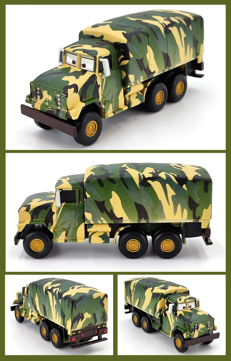 Disneyalloydie-castDisney Pixar car Bigfoot ice cream bar tall car glasses McQueen truck toy car model toy car gift for children