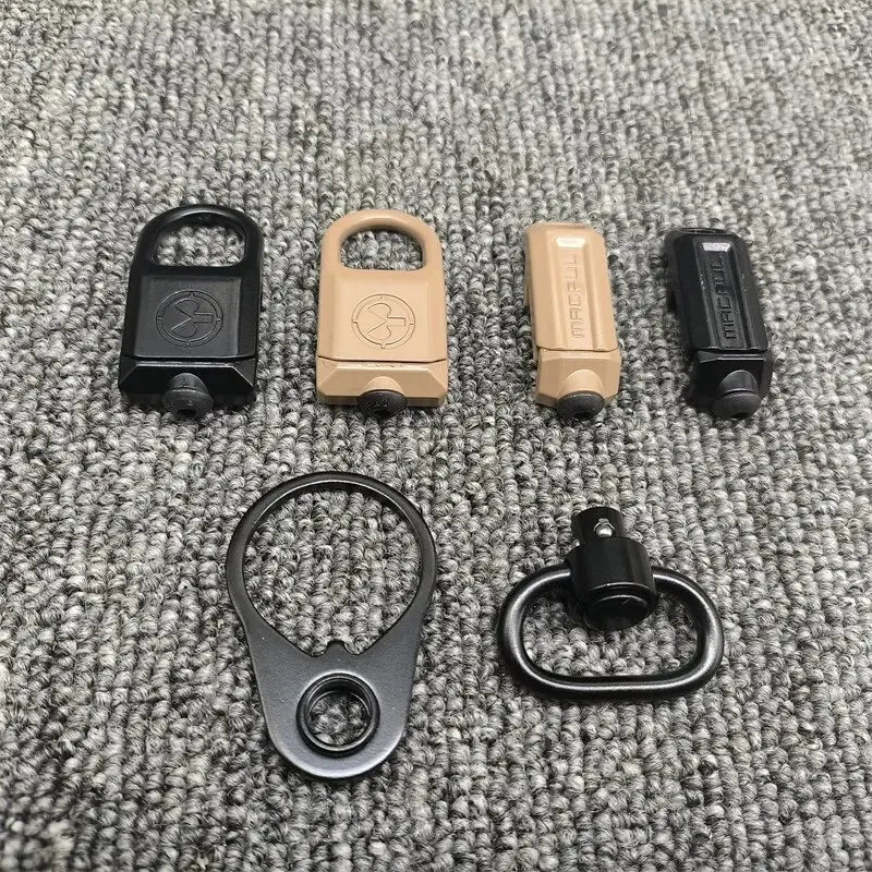 Tactical GBB Quick Detach Release QD Sling Swivel Scope Mount Ring .223 AR15 Hunting Accessories Fit 20mm Rail QD Adapter