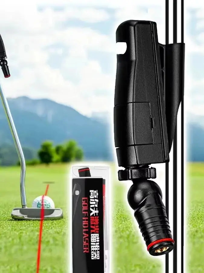 Golf Putter Laser Sight Machine Aiming Instrument Indoor Teaching Linear Laser Golf Putter Golf putting Laser DeviTraining Aids
