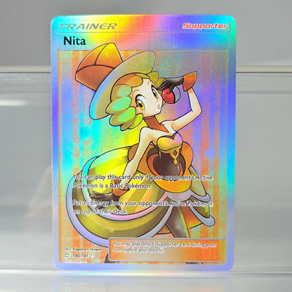 PKM Proxy Foil Cards Classic Game Collection Cards Mina Carmine Nita Dana Evelyn Whitney Perrin PTCG Proxy Cards Trainer/support