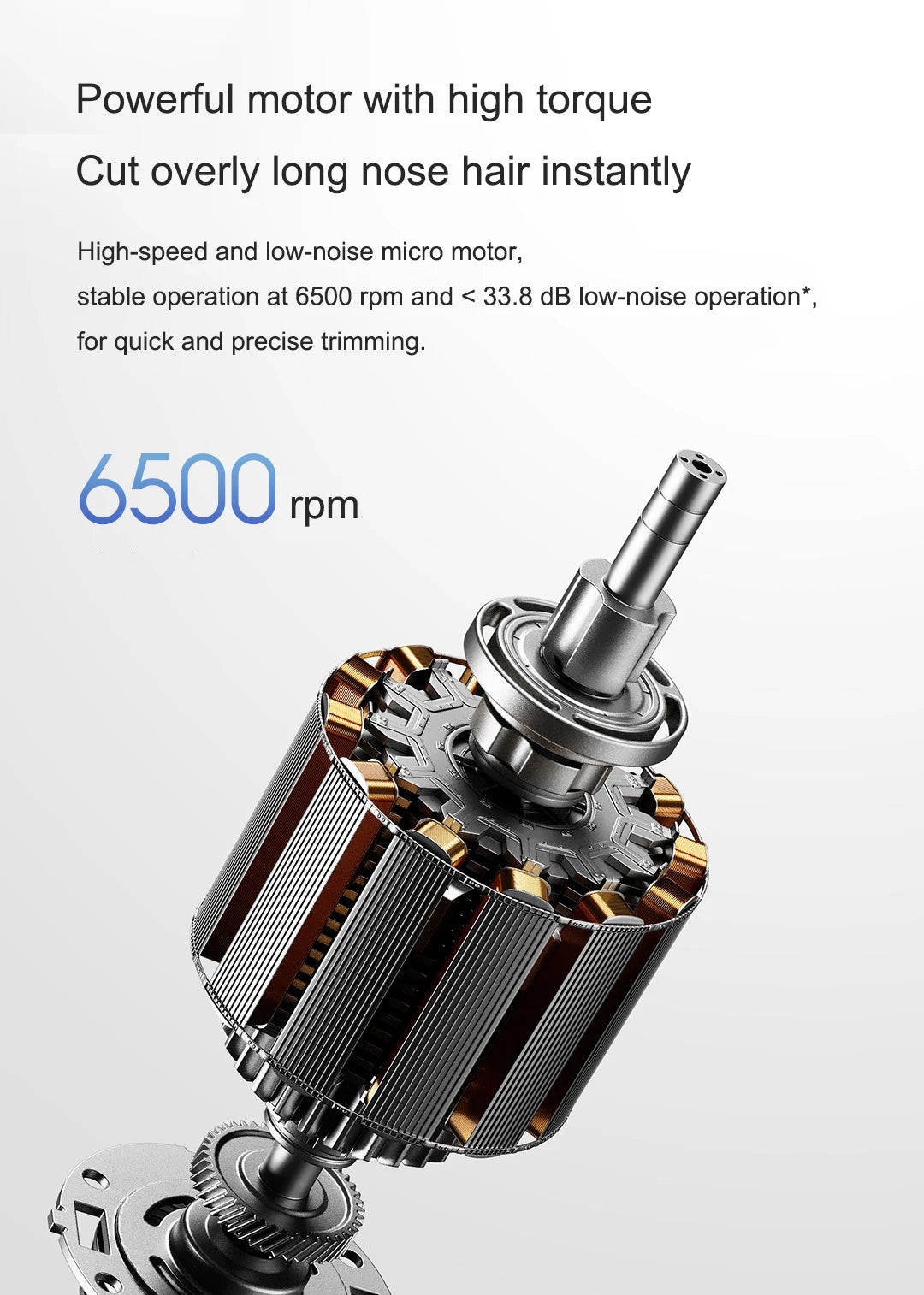 Xiaomi Mijia Electric Nose Hair Trimmer Portable Nose Ears Hair Eyebrow Trimmer  for Men Rechargeable Painless Clipper
