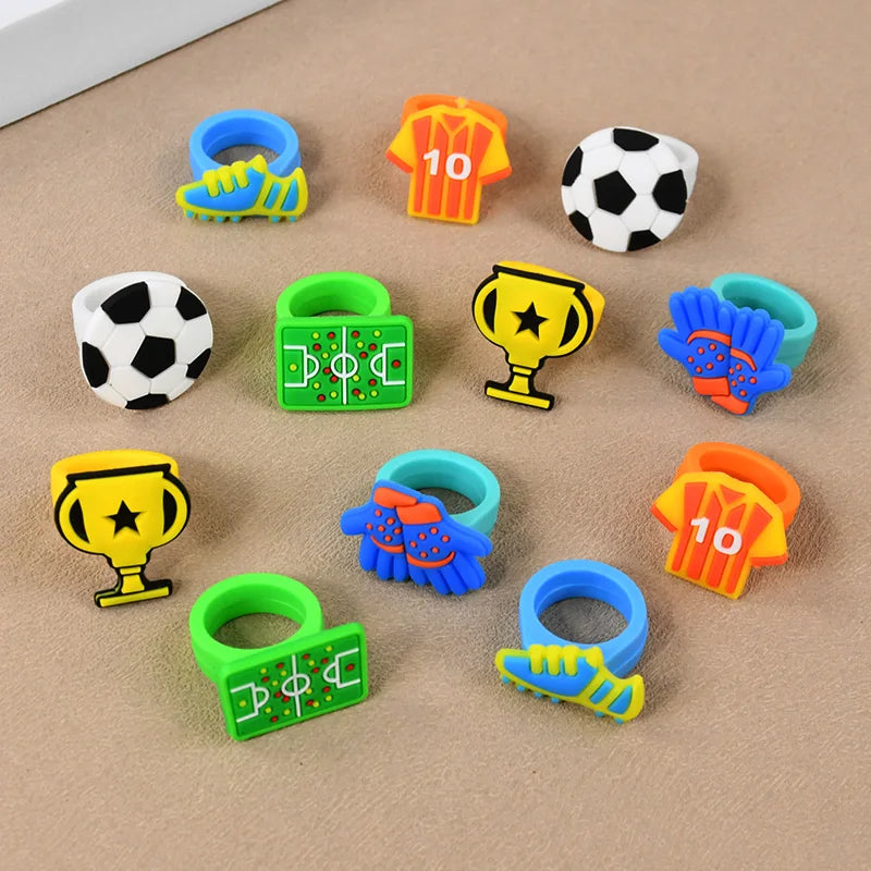 Soccer Party Favors Football Theme Bracelets Keychain Pin Ball Maze Game Toys Kids Birthday Party Pinata Fillers Christmas Gift