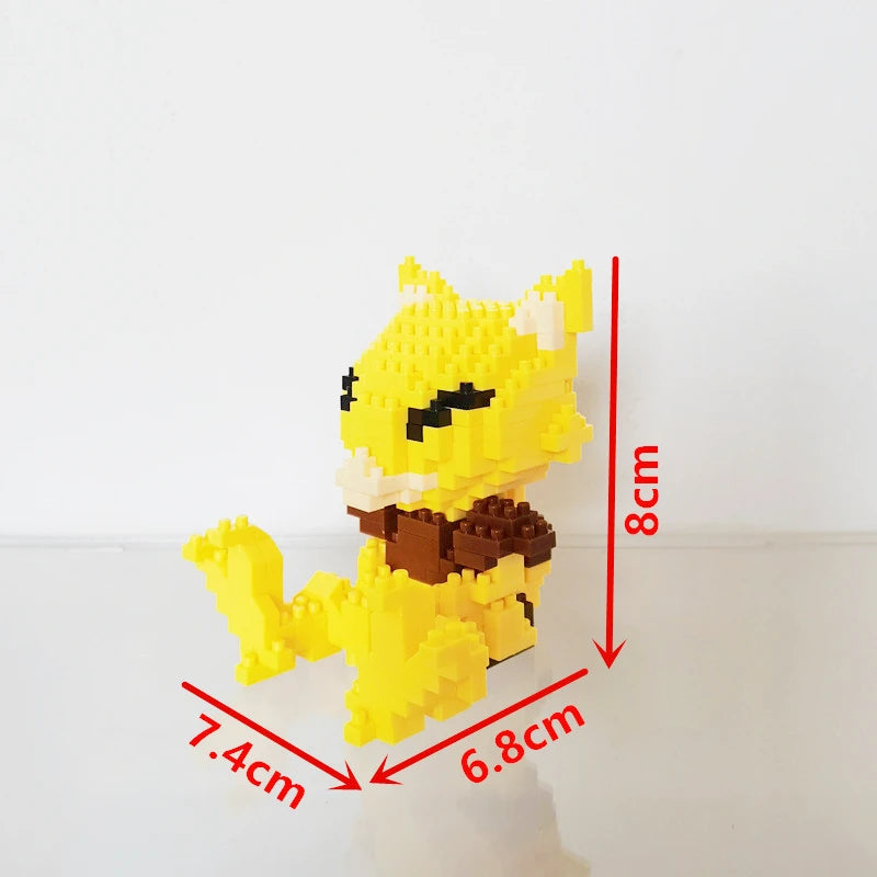 75 Style Building Blocks Assembly Anime Picachu Charizard Doll Blastoise Bulbasaur Gengar Bricks Figures Toy for Kid Gift