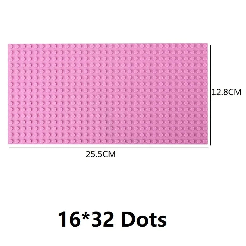 Single Double Sided Classic Base Plates Blocks Plates  32x32 16x16 16x32 Dots DIY Simulated scene Building block base Toy