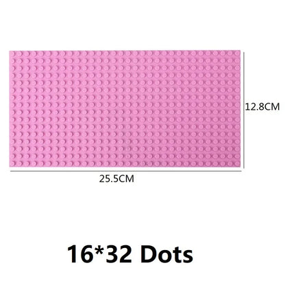 Single Double Sided Classic Base Plates Blocks Plates  32x32 16x16 16x32 Dots DIY Simulated scene Building block base Toy