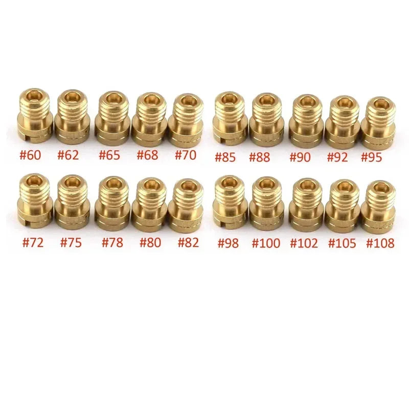 M5 Main Jet 5mm for Keihin OKO KOSO PWK Carburetor 125cc 150cc CVK  PZ27 PZ30 152QMI 157QMJ Injector Nozzles