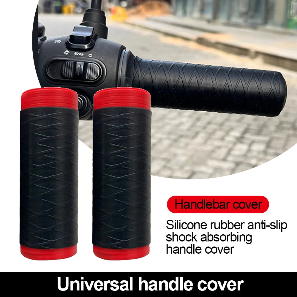 2pcs Universal Motorcycle Handlebar Brake Cover Non-slip Silicone Moto Modification Riding Equipment Protective Handlebar Covers