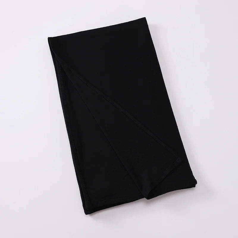 Premium Jersey Instant Hijab Good Stitch Stretchy Jersey Scarf Malaysia Wraps Plain Muslim Turban Headband Shawls Supplier