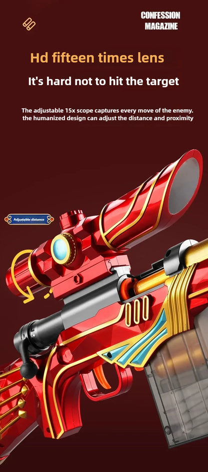 M24 Sniper Rifle Toy Gun Soft Bullet Shooting Manually Loaded Safe for Boys Christmas Gift