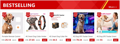 4G Smart Dog Collar Holder GPS Tracker for pet Waterproof Cat Tracking Device Pet Locator with Find My for iOS Android