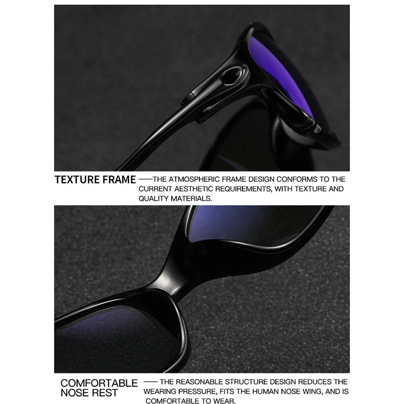 Colorful Sport Sunglasses Sun Glasses Goggles UV400 Windproof Sunglasses For Men Women Retro De Sol Masculino