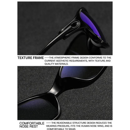 Colorful Sport Sunglasses Sun Glasses Goggles UV400 Windproof Sunglasses For Men Women Retro De Sol Masculino