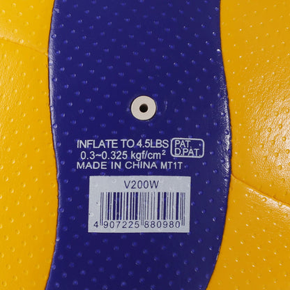 V200W V300W Volleyball Blue Yellow Size 5 High-end PU Hot Glue Volleyball for Teen and Adult