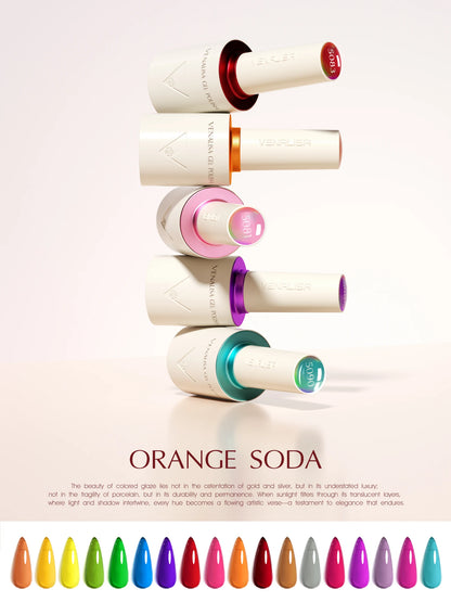 VENALISA 10ml Nail Gel Polish 90Colors HEMA/TPO Free UV LED Soak Off Long Lasting High Gloss Base TopCoat for Salon DIY Manicure