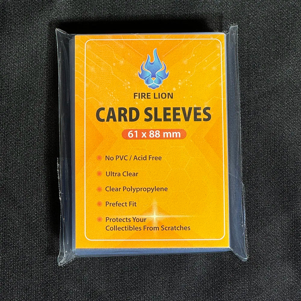100PCS Transparent Standard Size Inner Card Sleeves 64X89MM Japanese Size 61X88MM MGT/YGO Card Protector for Double-sleeving